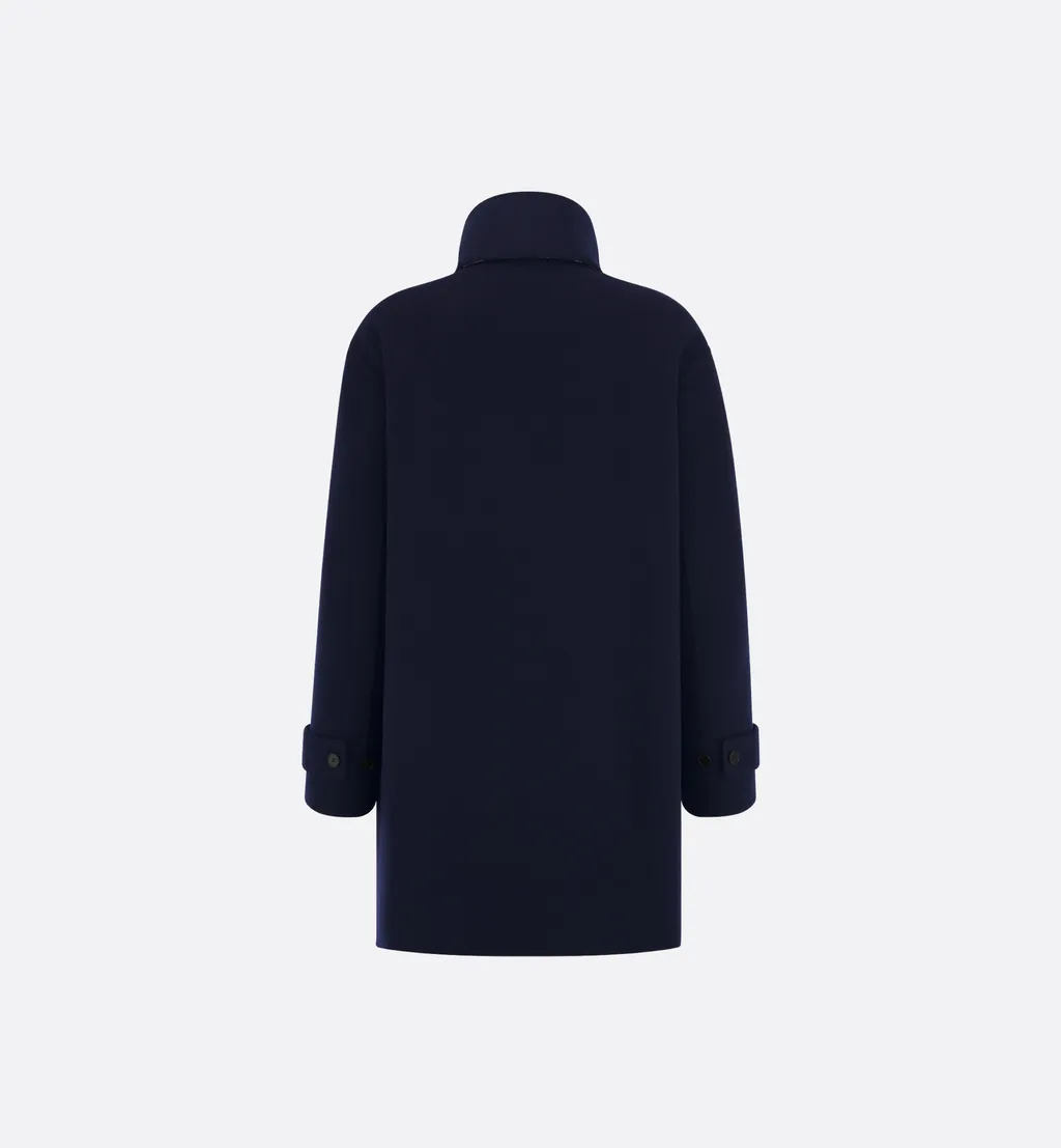 Coat With Scarf Collar