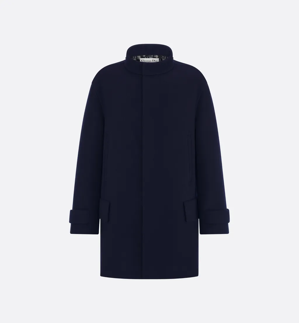 Coat With Scarf Collar