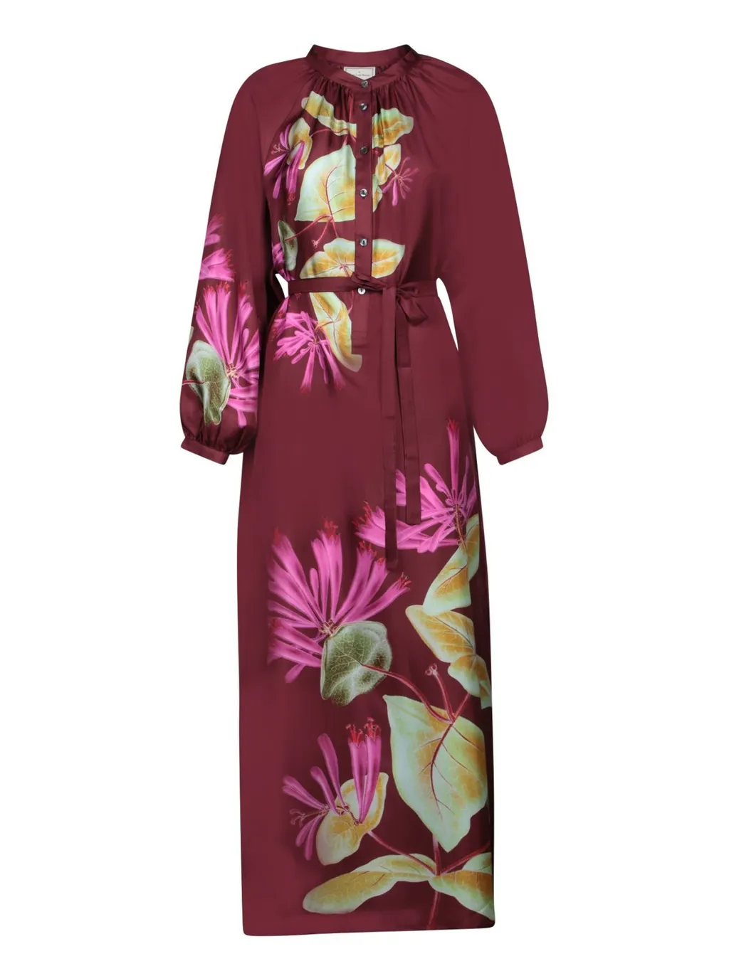 Pierre-Louis Mascia Long Sleeve Belted Dress
