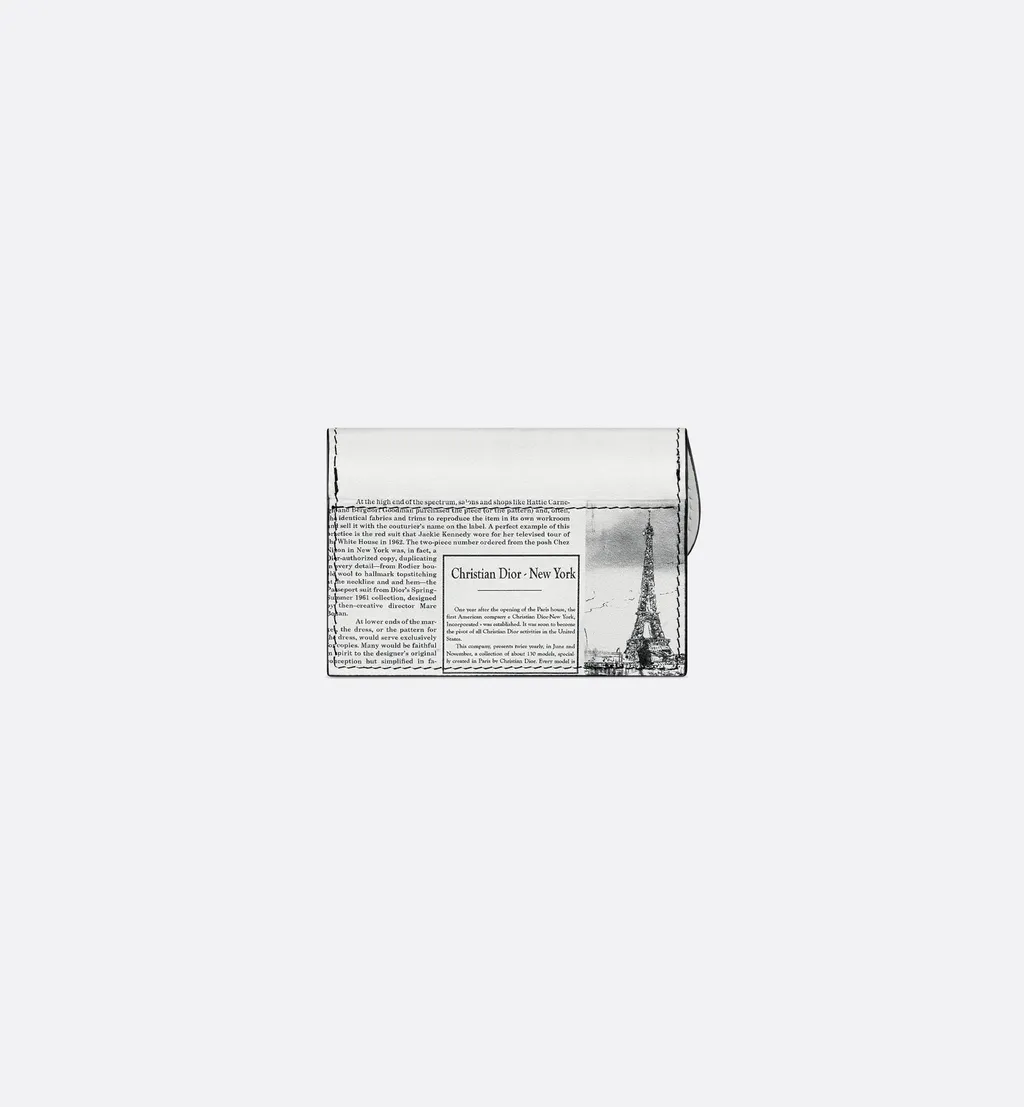 Saddle Bloom Card Holder