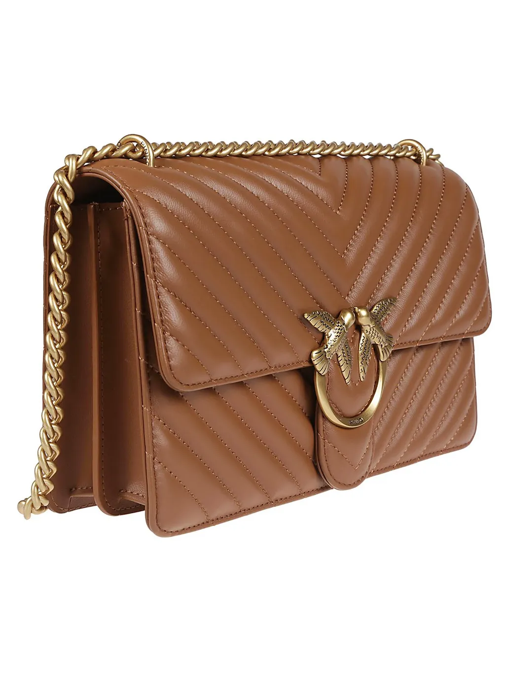 Pinko Love One Classic Chain-Linked Crossbody Bag