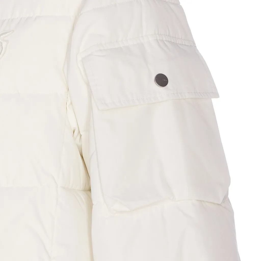 Pinko Love Birds Embroidered Hooded Coat
