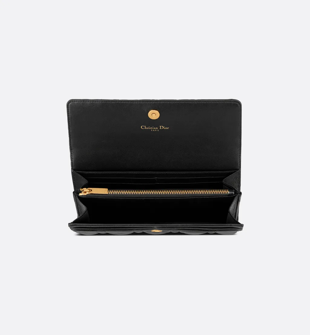 Dior Caro Orchid Long Wallet