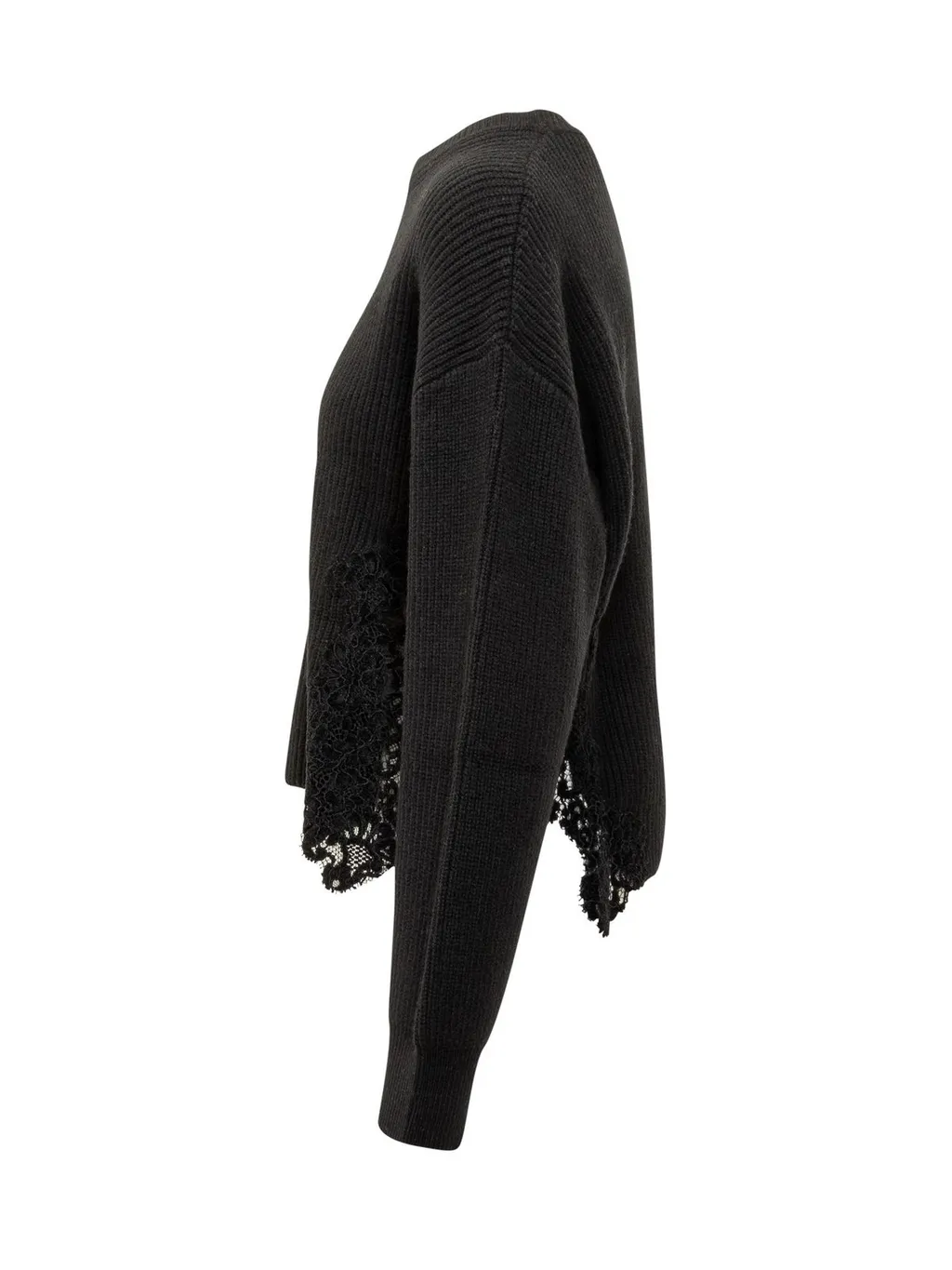 Pinko Lace-Appliqué Crewneck Jumper