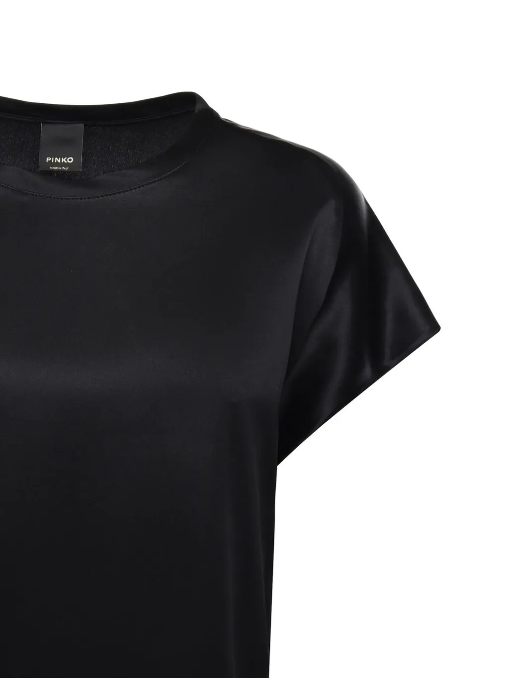 Pinko Short-Sleeved Satin Blouse