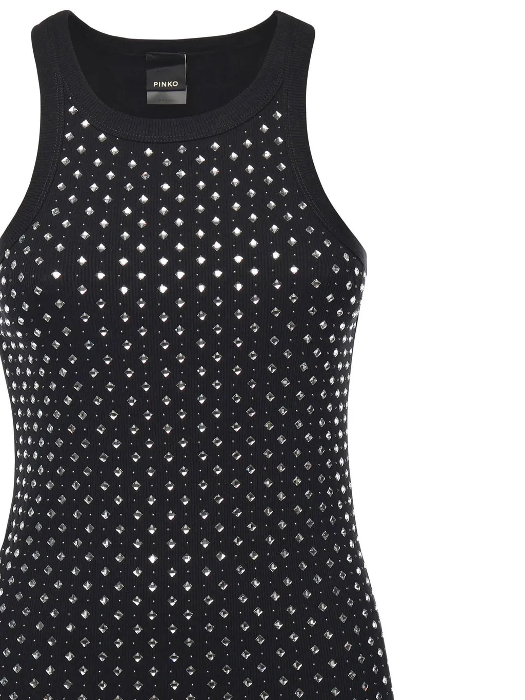 Pinko Embellished Ribbed Top