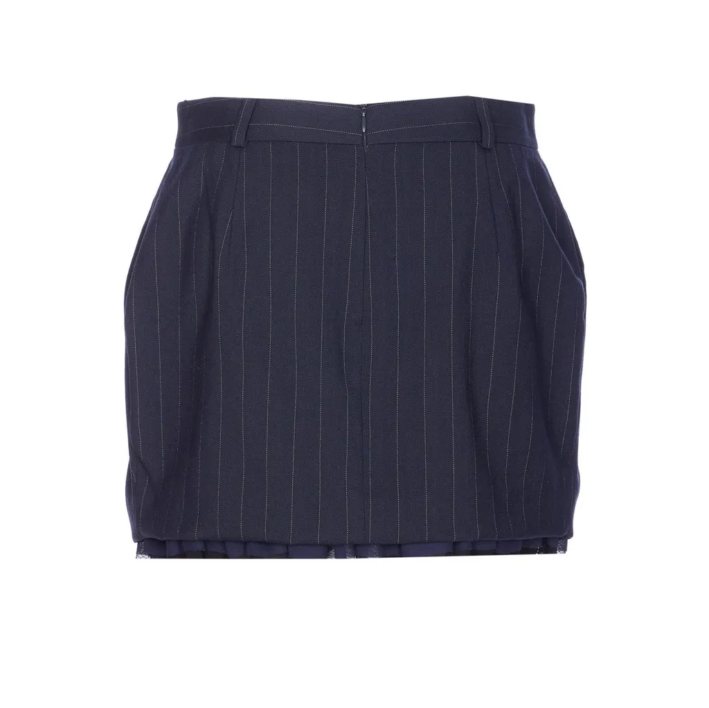 Pinko Pinstripe Mini Skirt