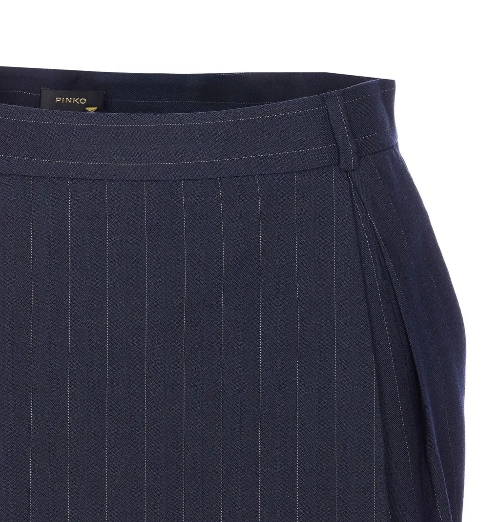 Pinko Pinstripe Mini Skirt