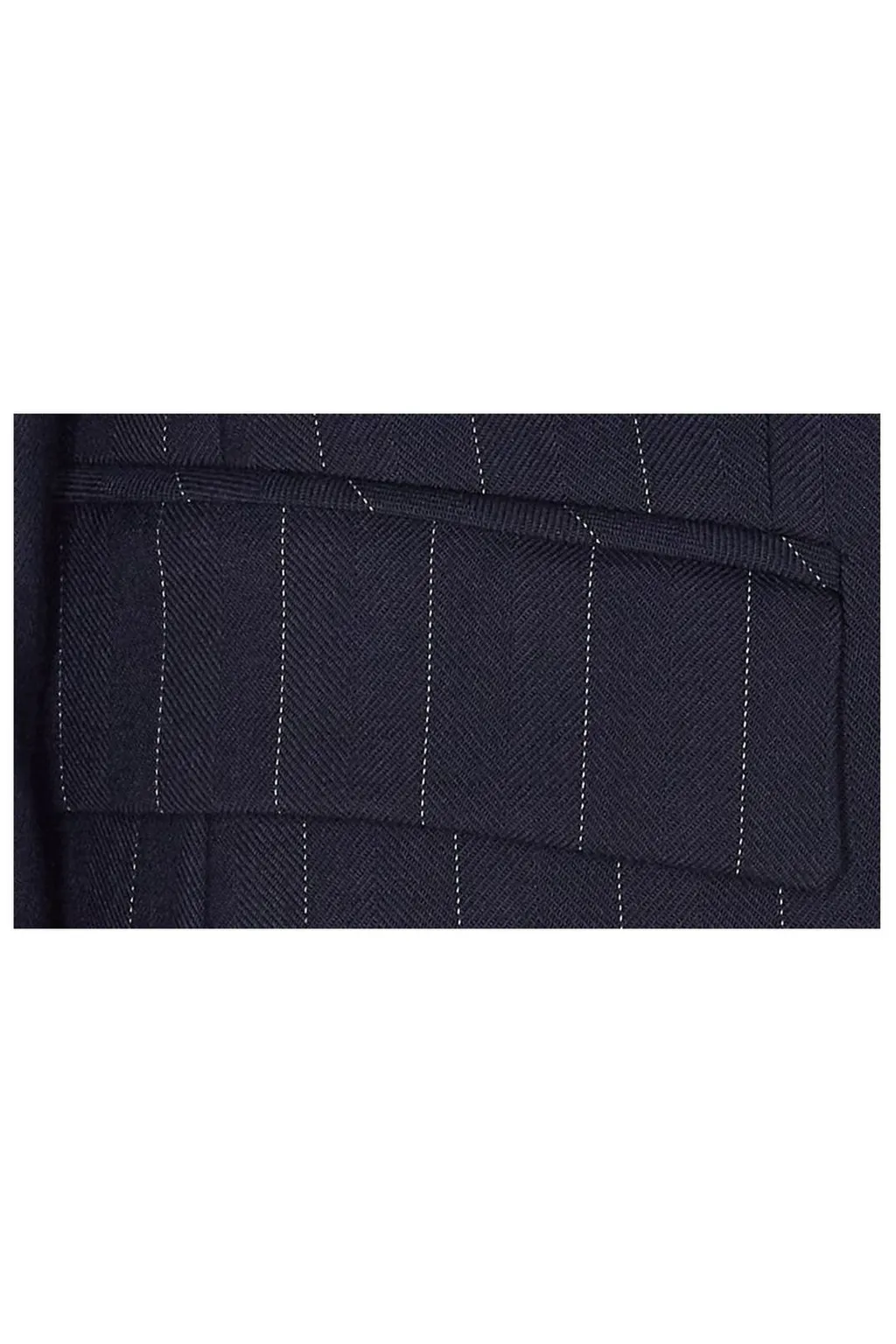 Pinko Fitted Pinstripe Blazer