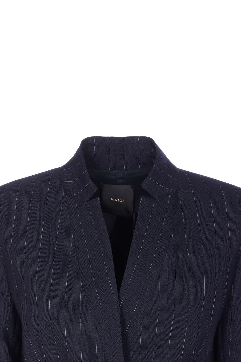 Pinko Fitted Pinstripe Blazer