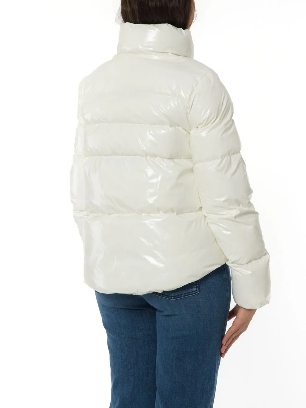 Pinko Long-Sleeved Zip-Up Down Jacket