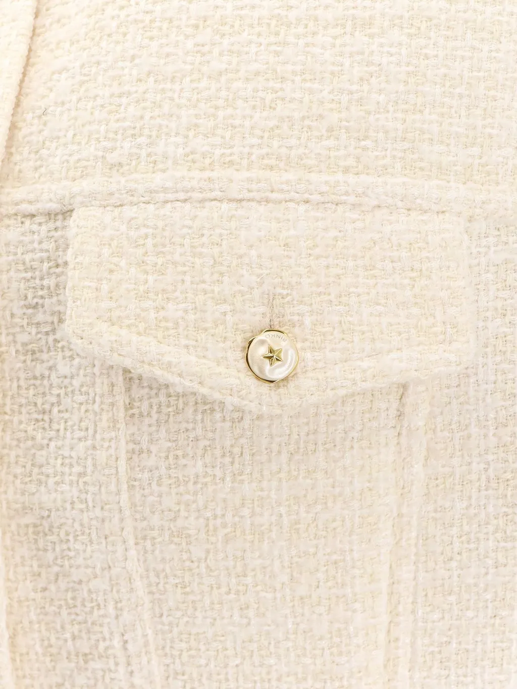 Pinko Button-Up Tweed Jacket