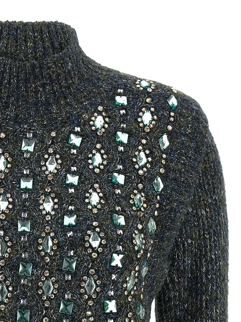 Pinko Embellished Turtleneck Sweater