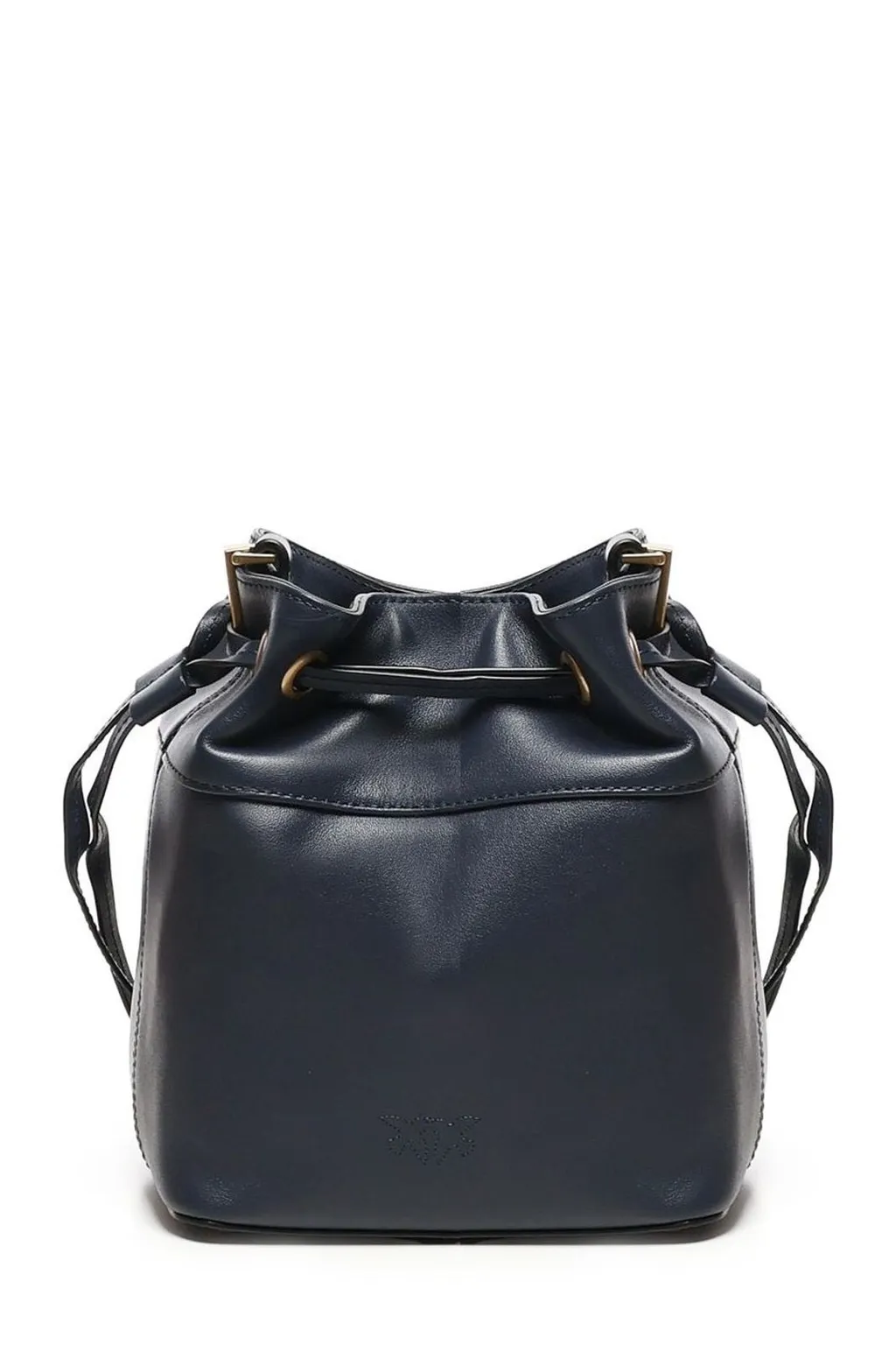 Pinko Love Birds Drawstring Mini Bucket Bag