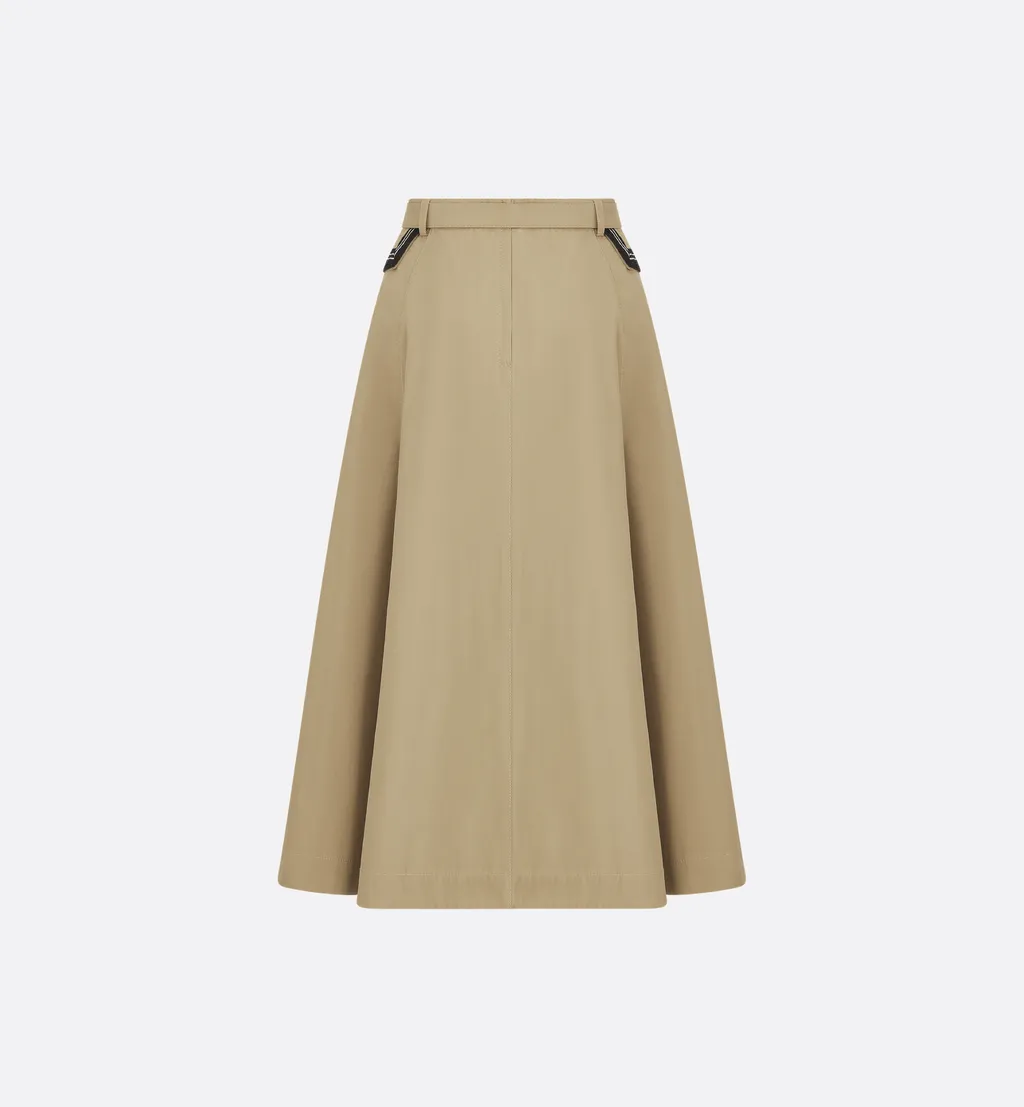 Mid-Length Flared Skirt