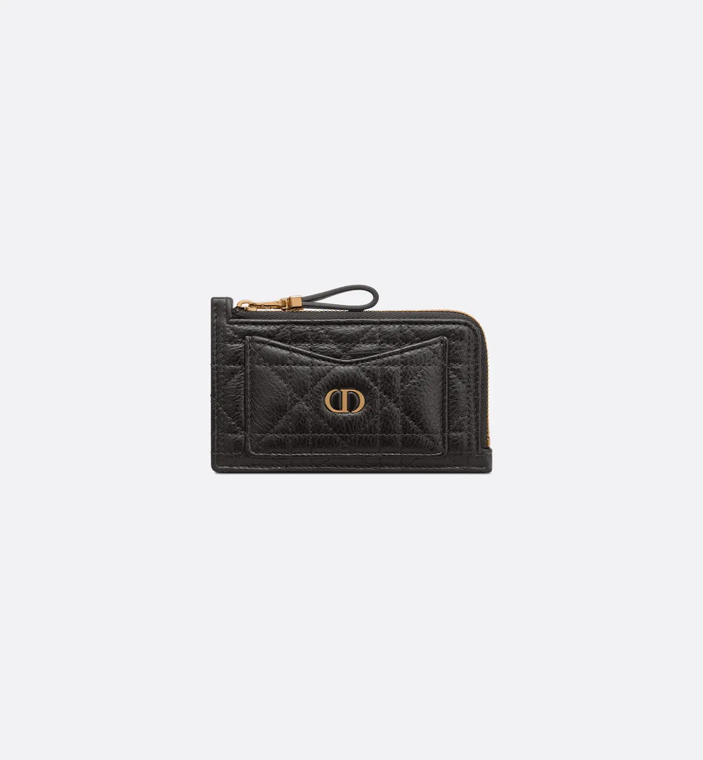 Dior Caro Cosmos Zipped Card Holder