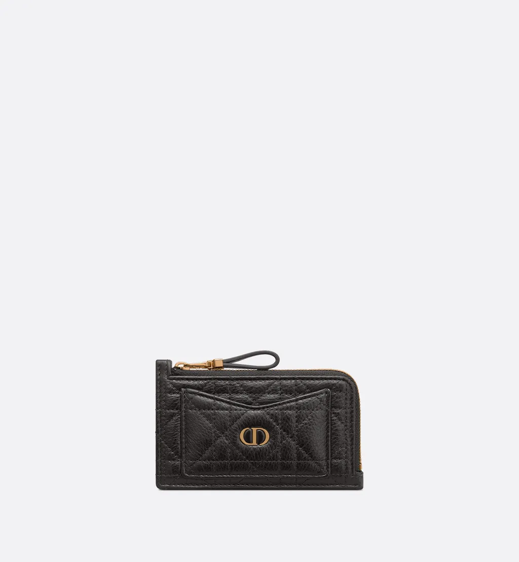 Dior Caro Cosmos Zipped Card Holder