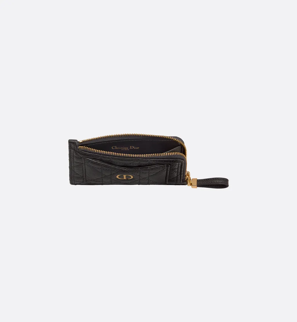 Dior Caro Cosmos Zipped Card Holder