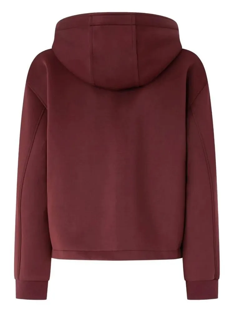 Pinko Arama Embellished Zip-Up Hoodie