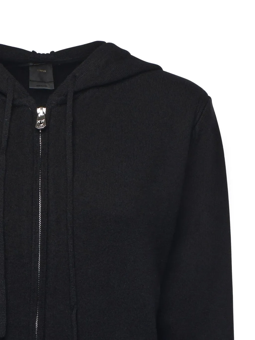 Pinko Zip-Up Knitted Hoodie