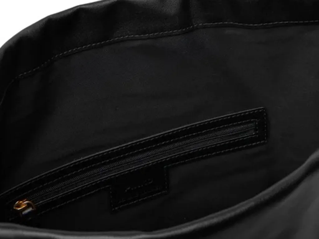 Pinko Logo Plaque Drawstring Satchel Bag
