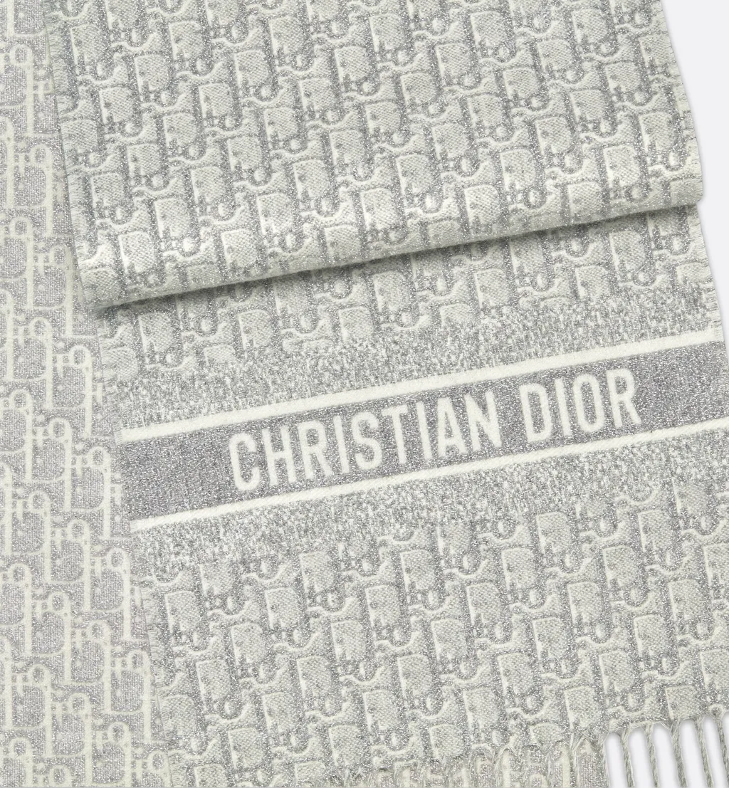 Dior Oblique Natte Scarf