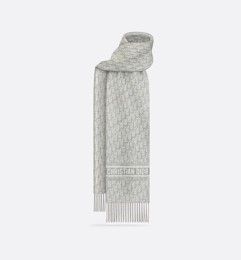 Dior Oblique Natte Scarf