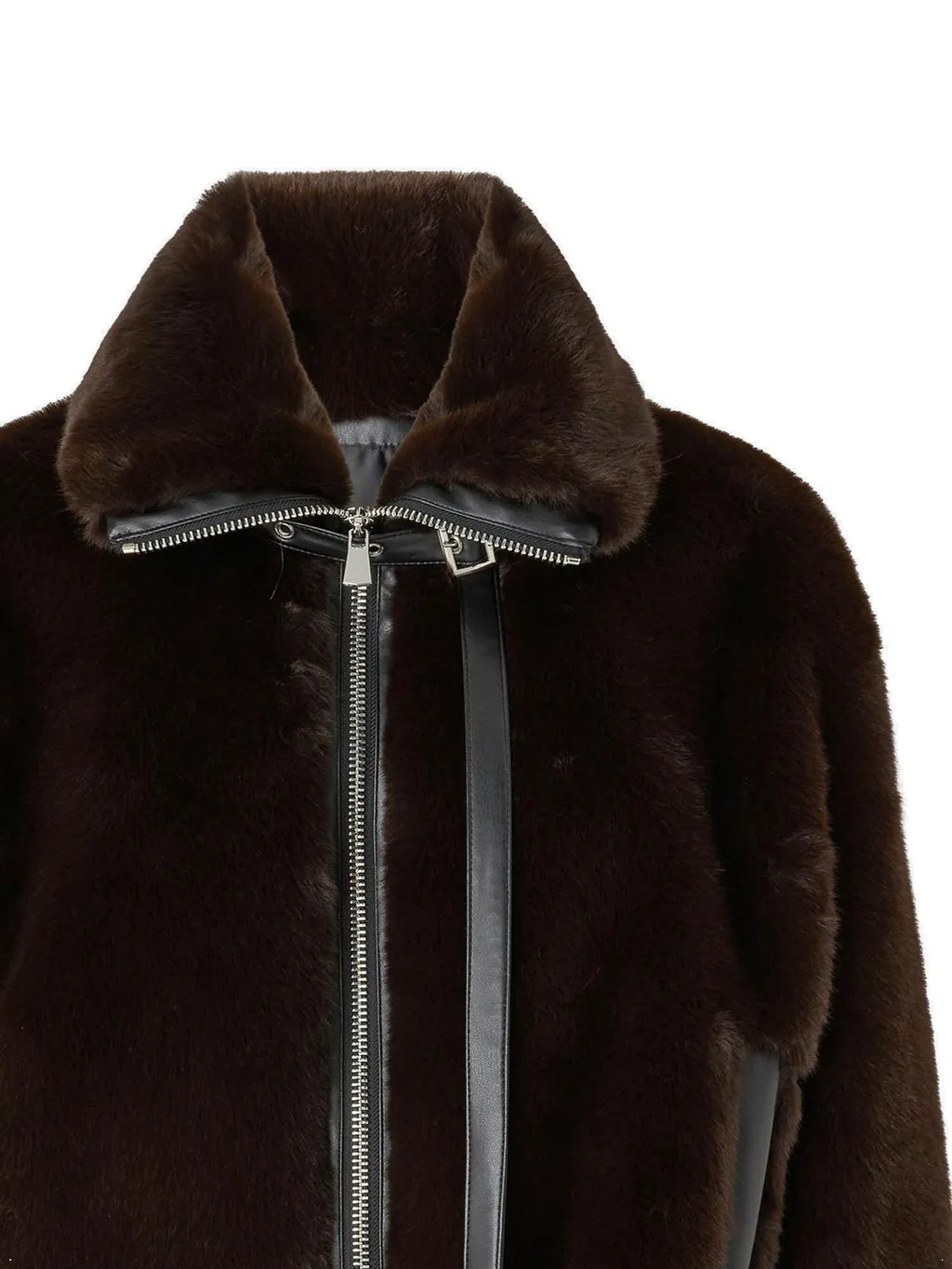 Pinko Estebana Short Mink-Effect Blouson