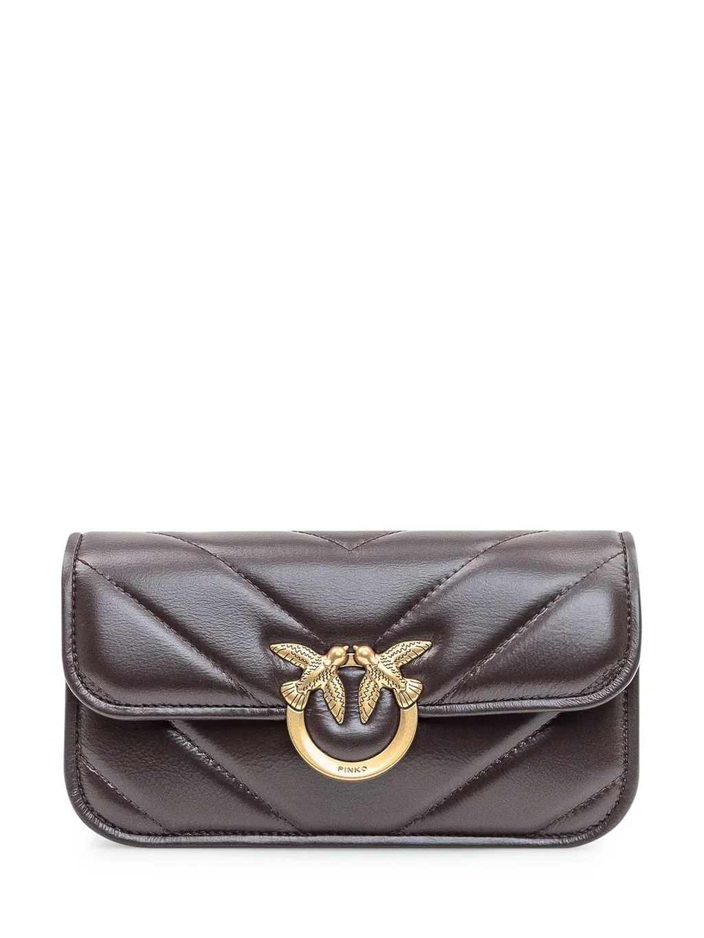 Pinko Chevron Large Shoulder Bag