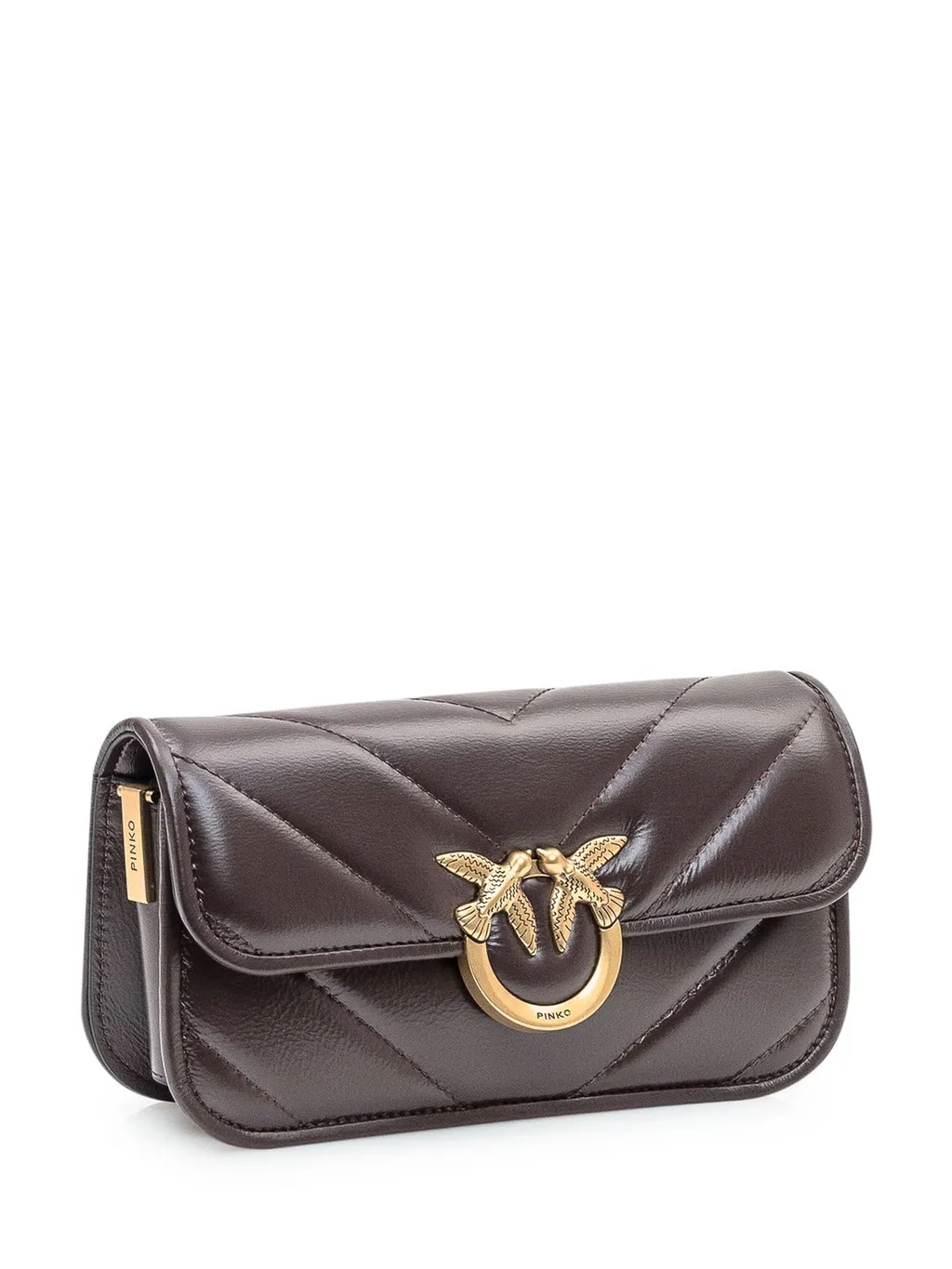 Pinko Chevron Large Shoulder Bag