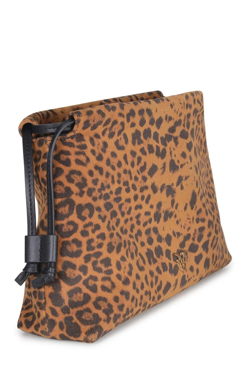 Pinko Leopard Printed Mini Clutch Bag