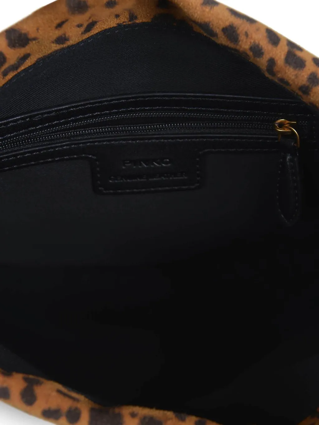 Pinko Leopard Printed Mini Clutch Bag