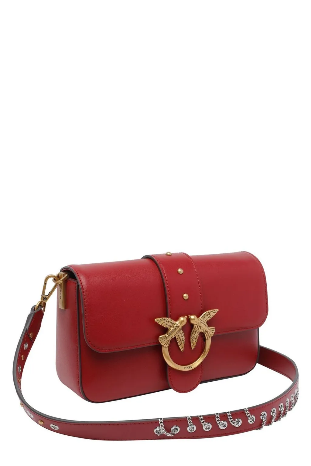 Pinko Mini Love Slouchy Shoulder Bag