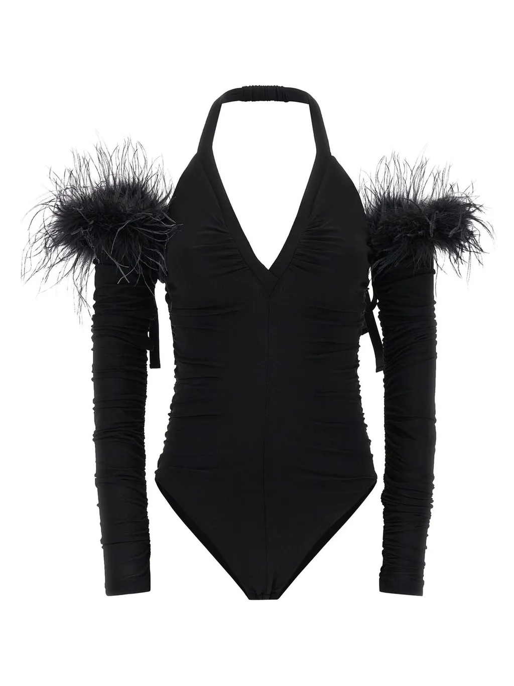 Pinko Feather Derailed Bodysuit