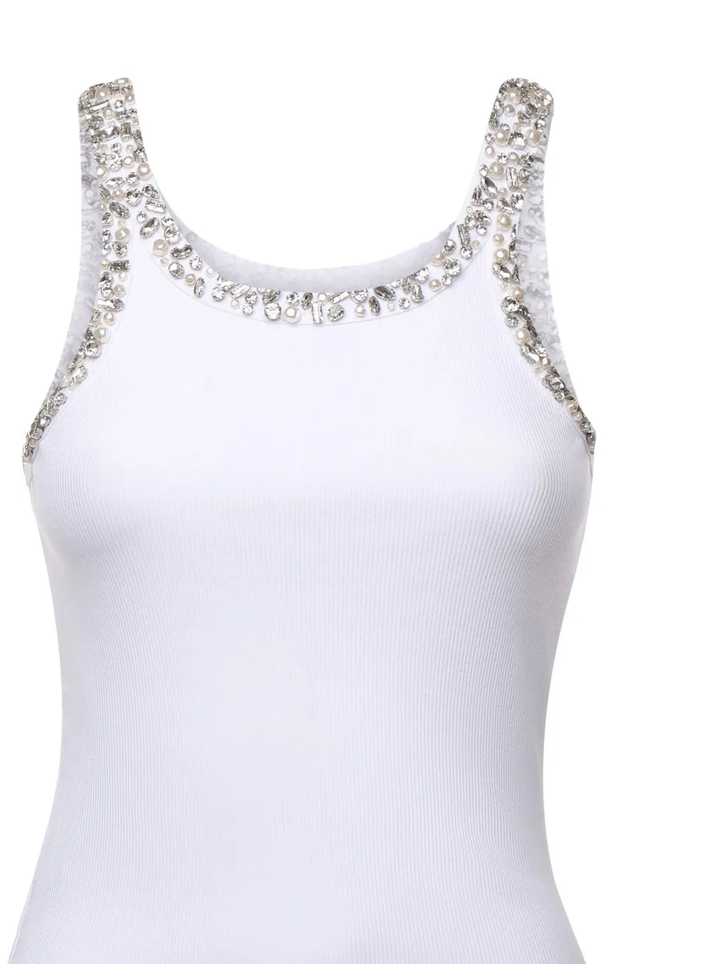 Pinko Embellished Ribbed Top