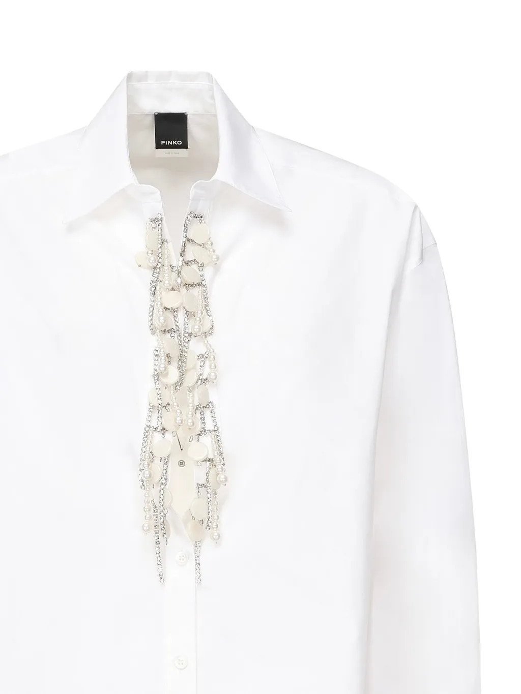 Pinko Embellished Long-Sleeved Shirt