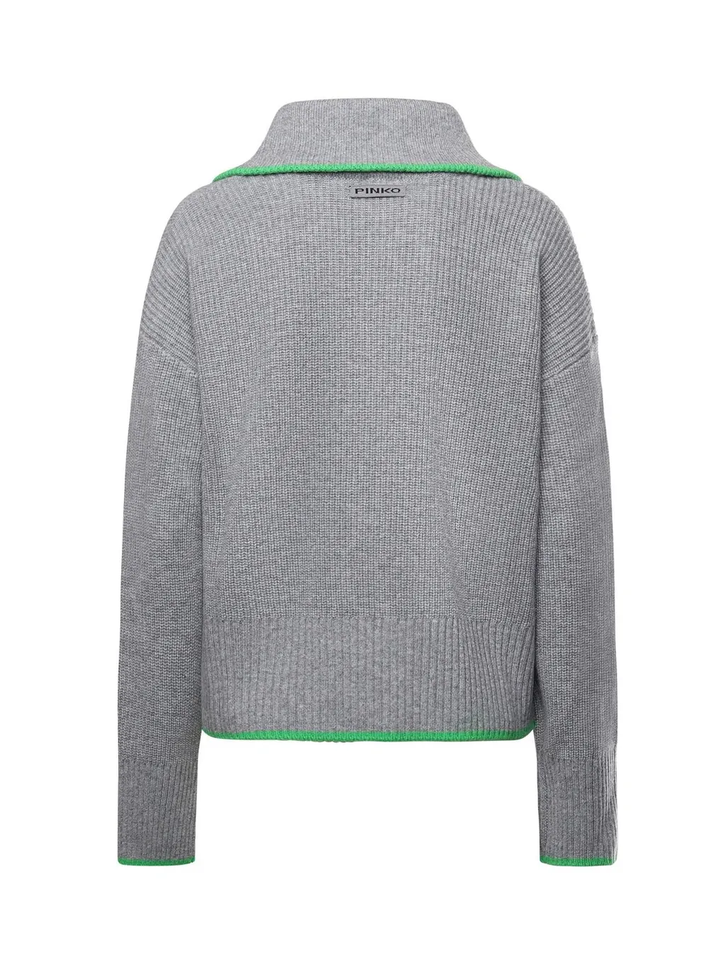 Pinko Logo Detailed Half-Zip Jumper