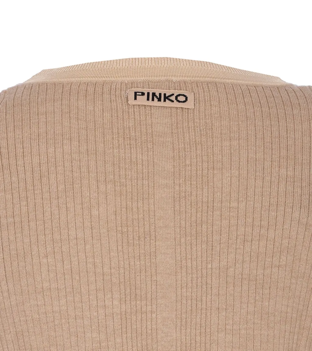 Pinko V-Neck Button-Up Cardigan