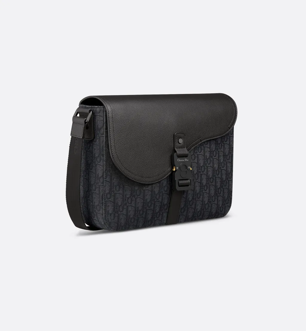 Medium Saddle Messenger Bag With Flap