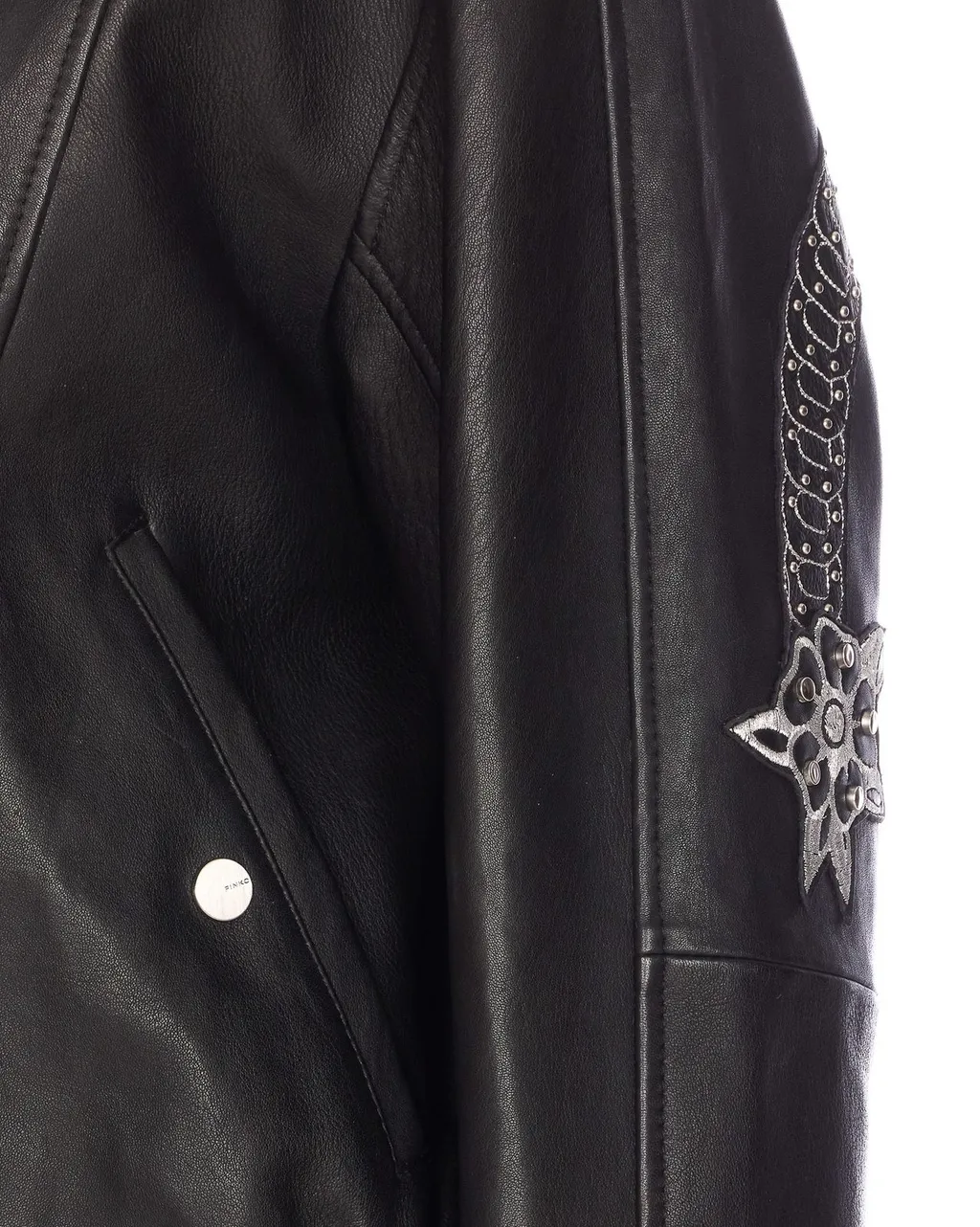 Pinko Embroidered Zip-Up Jacket