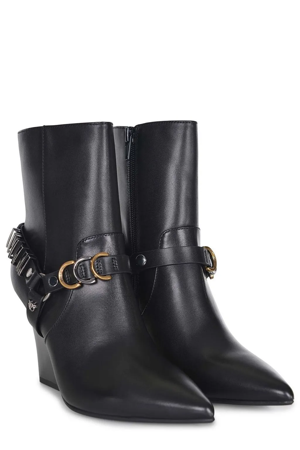 Pinko Pointed Toe Ankle Boots