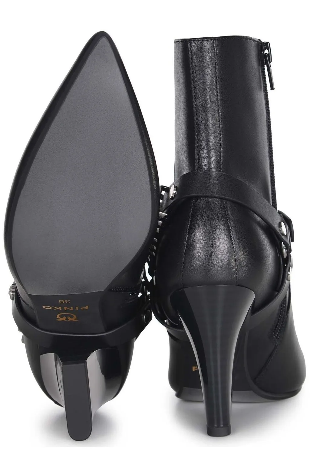 Pinko Pointed Toe Ankle Boots