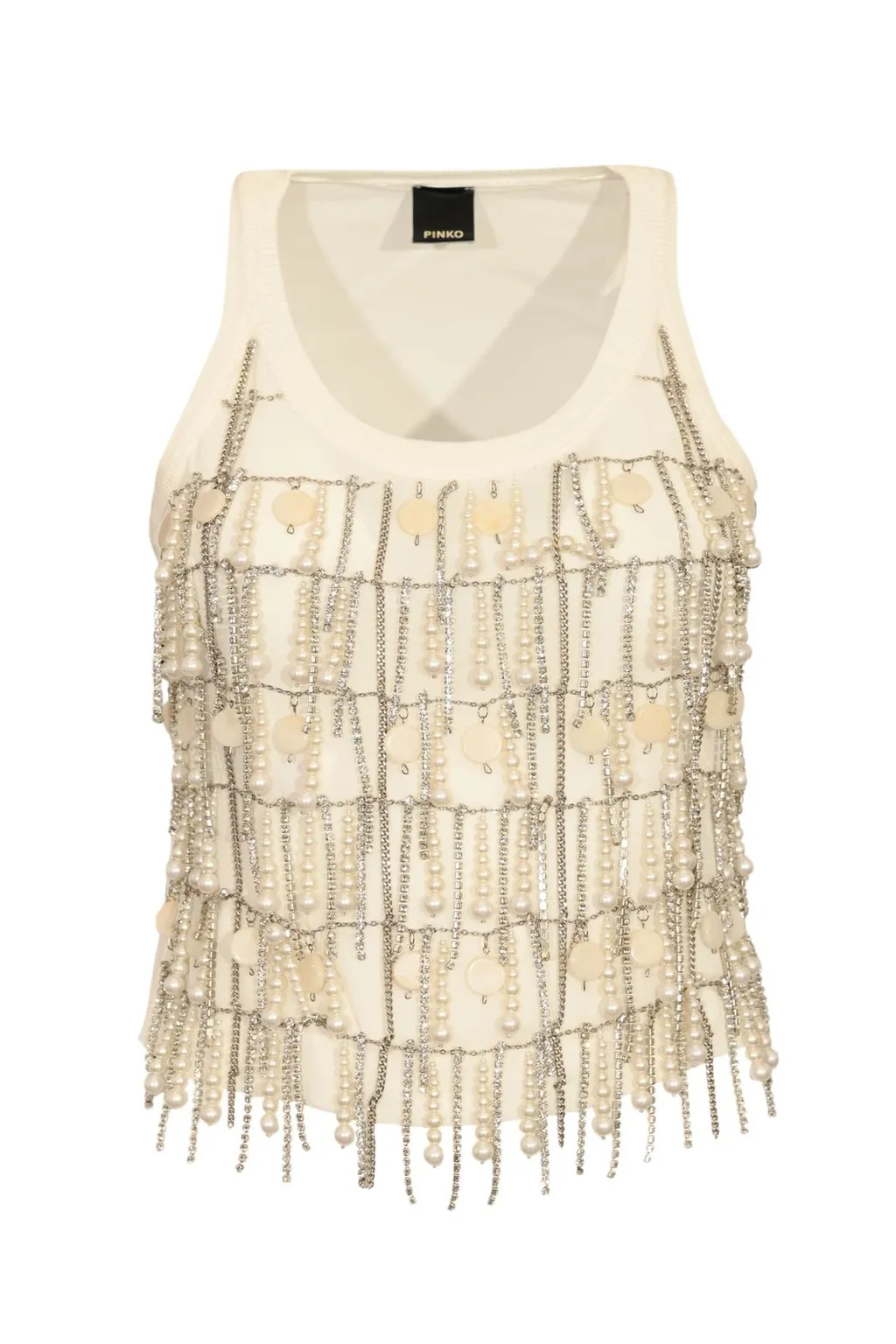 Pinko Chain Embellished Top