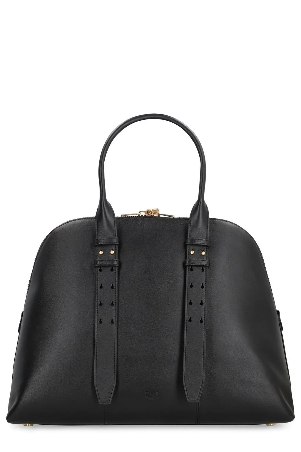 Pinko Logo-Plaque Zipped Tote Bag