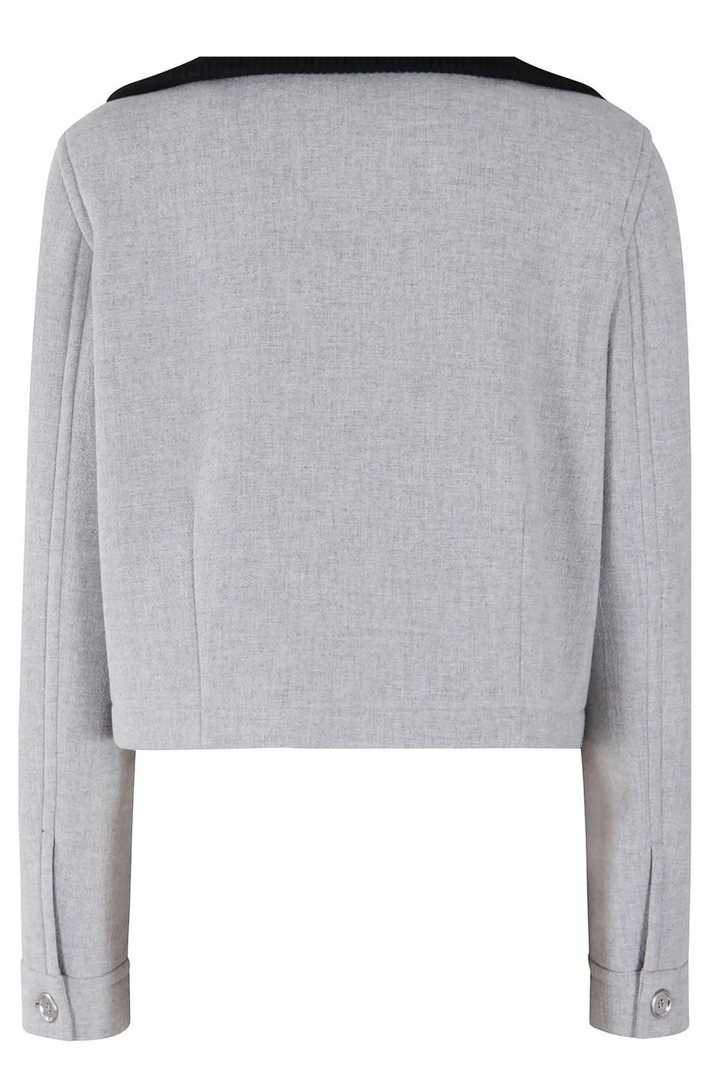 Pinko Knit Collar Slim-Fit Jacket