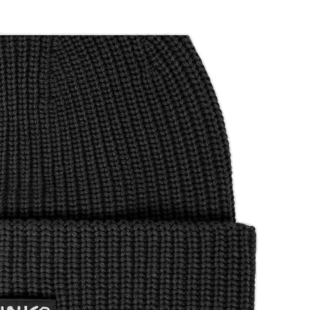 Pinko Logo Patch Knitted Beanie