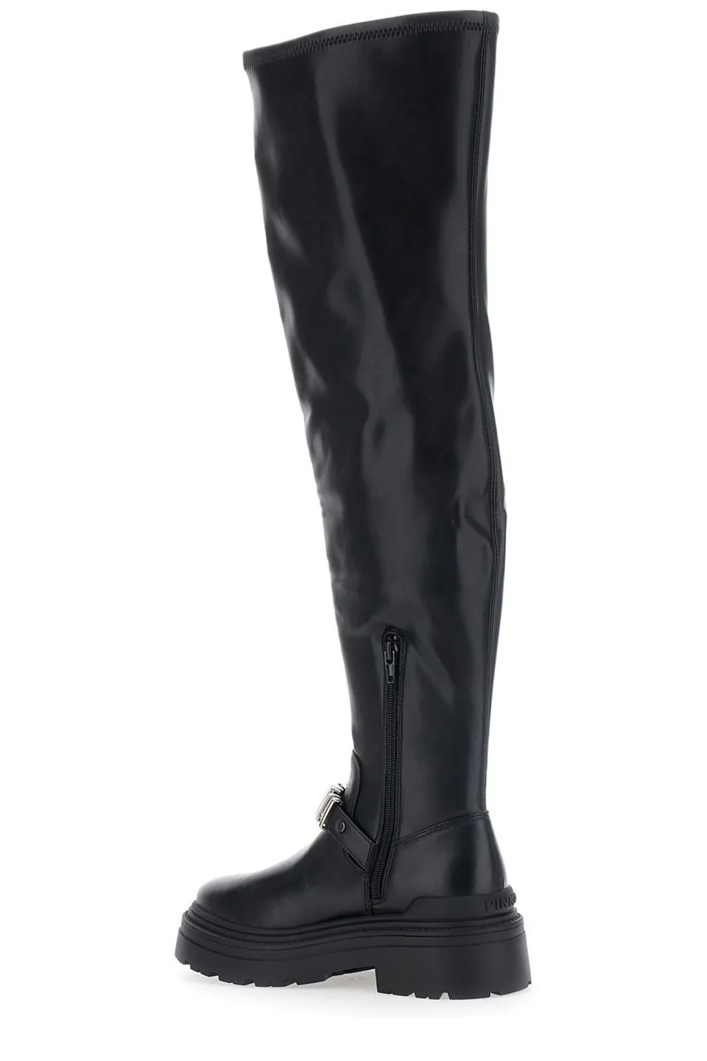 Pinko Mia Buckle Detailed Boots