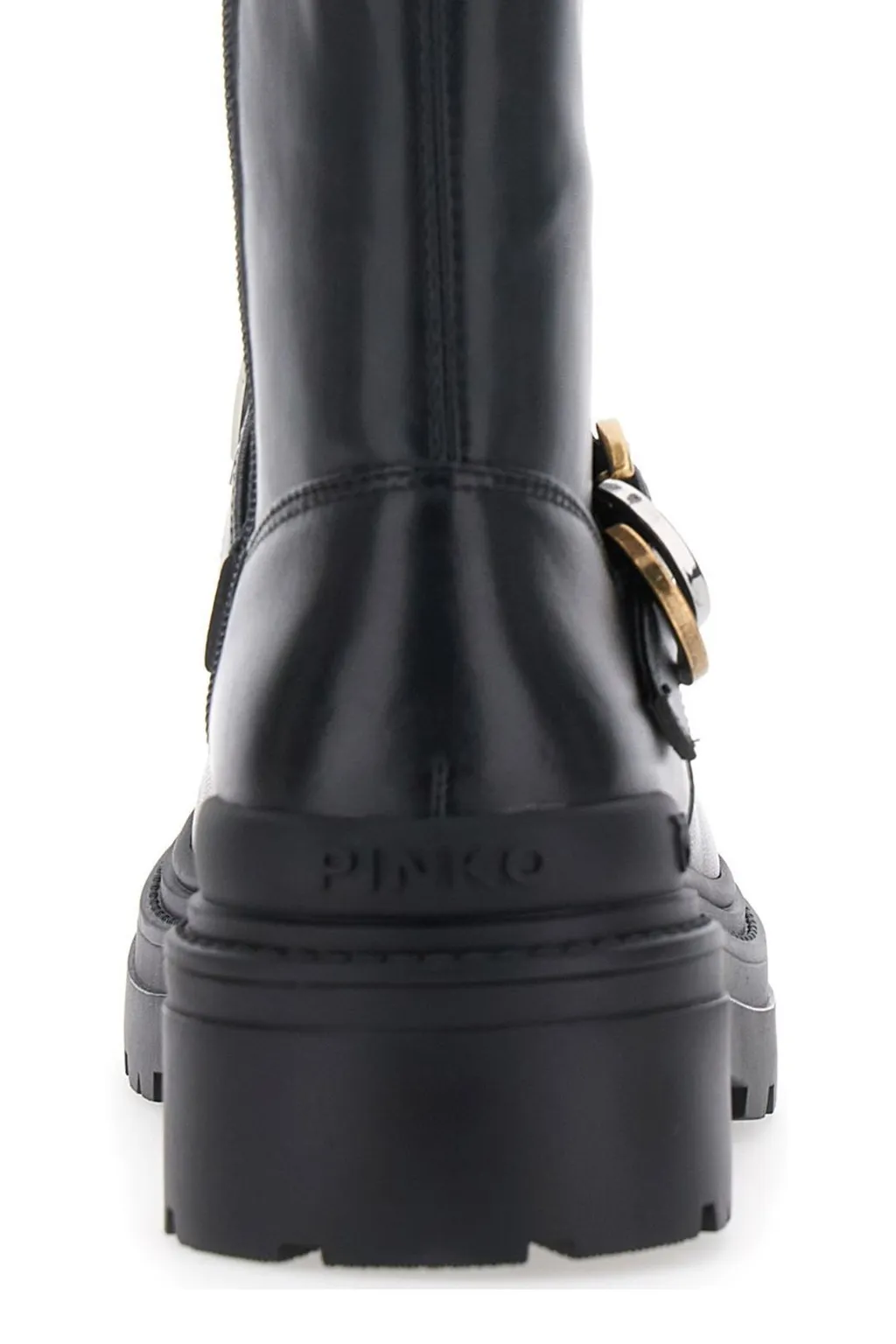 Pinko Mia Buckle Detailed Boots