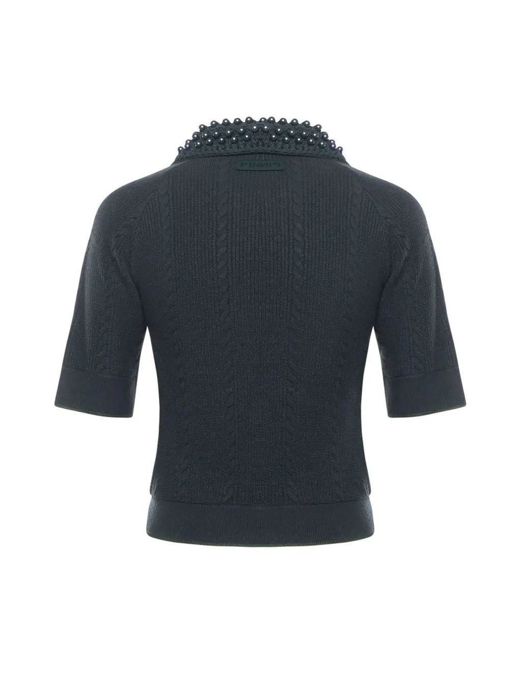 Pinko Embellished Polo Sweater