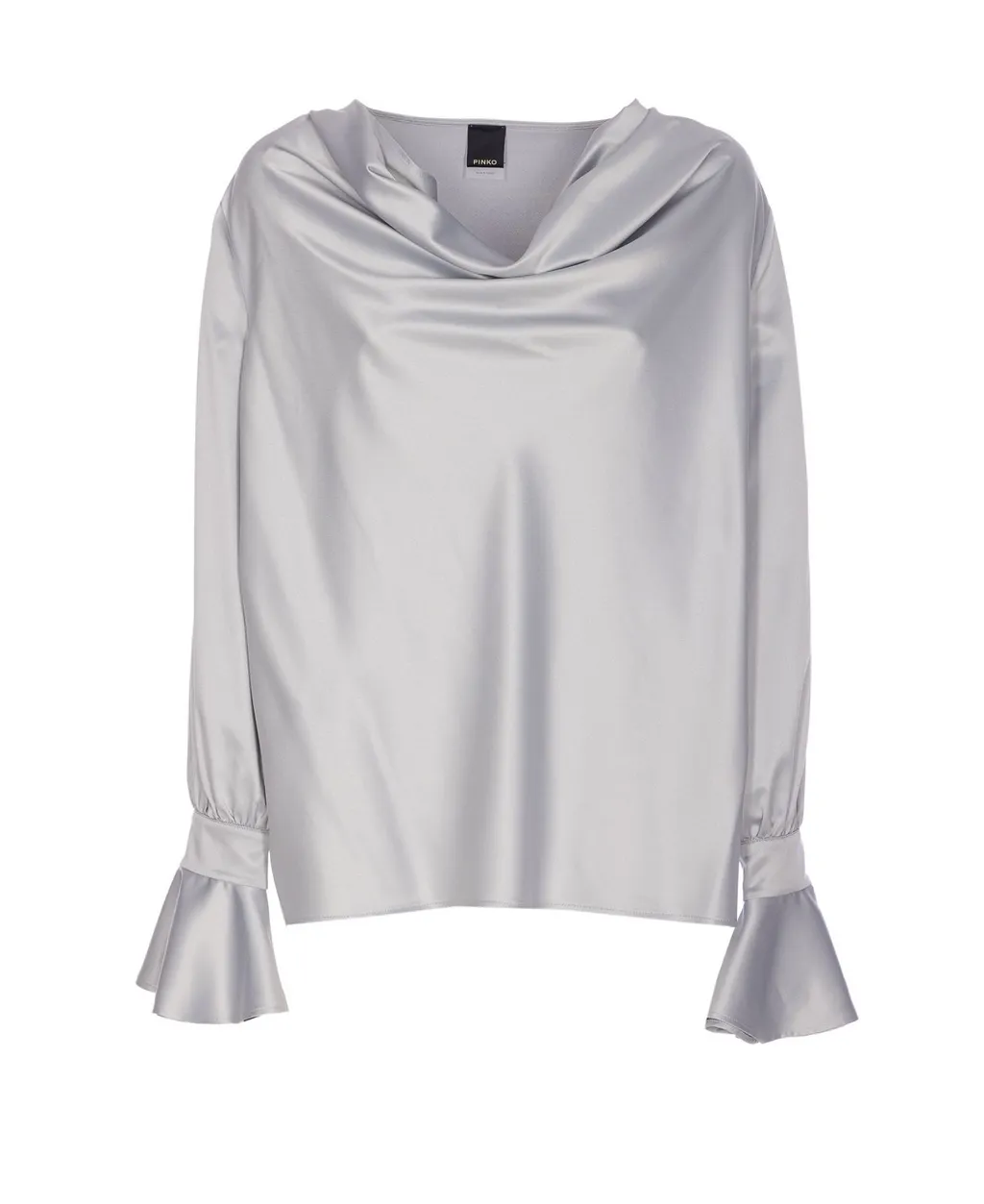 Pinko Long-Sleeved Satin Shirt